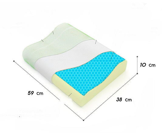 SET X 2 ALMOHADA GEL ORTOPEDICA COOL PILLOW RESTFORM