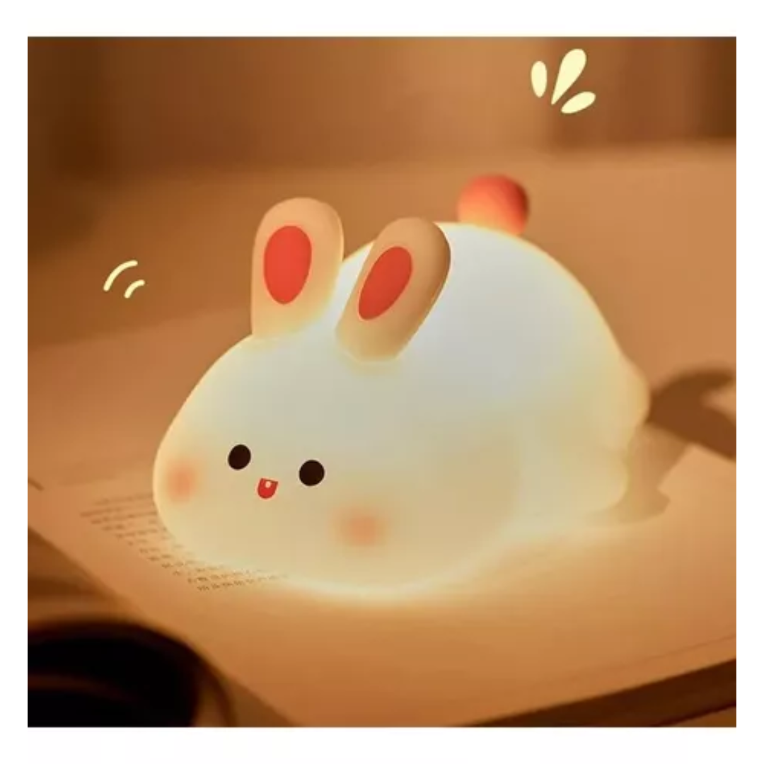 LUZ NOCTURNA LED CON SENSOR TACTIL CONEJO 🐰