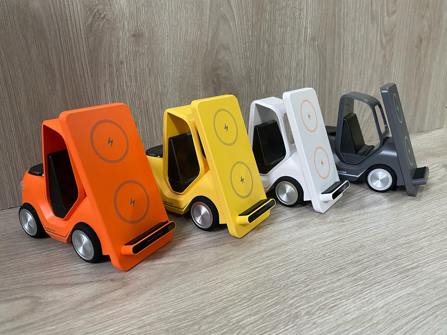 Cargador Inalambrico 3 en 1 montacargas