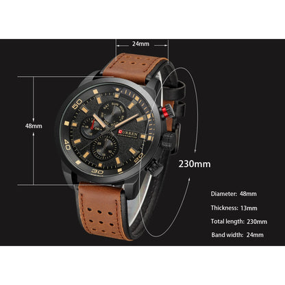 Reloj Curren 8250 Correa de cuero