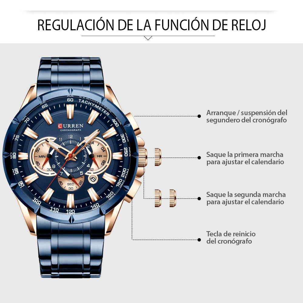 Reloj Curren 8363 Cuarzo Acero inoxidable