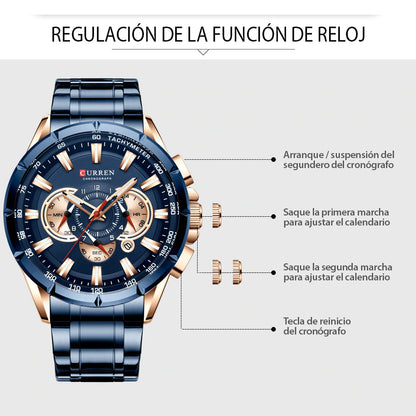 Reloj Curren 8363 Cuarzo Acero inoxidable