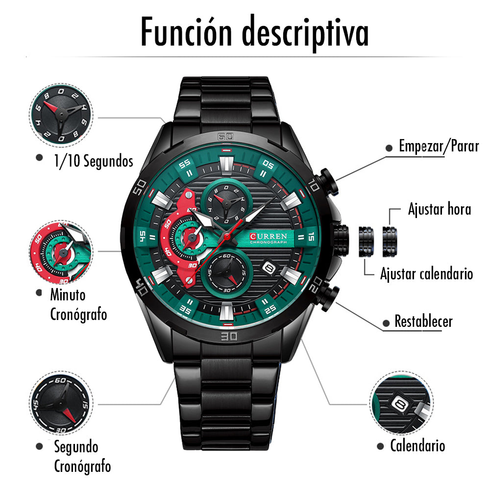 Reloj Curren Hombre 8402 Acero