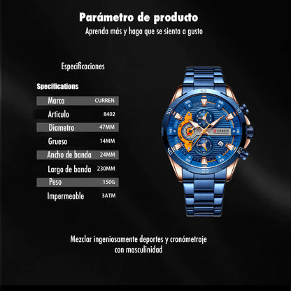 Reloj Curren Hombre 8402 Acero