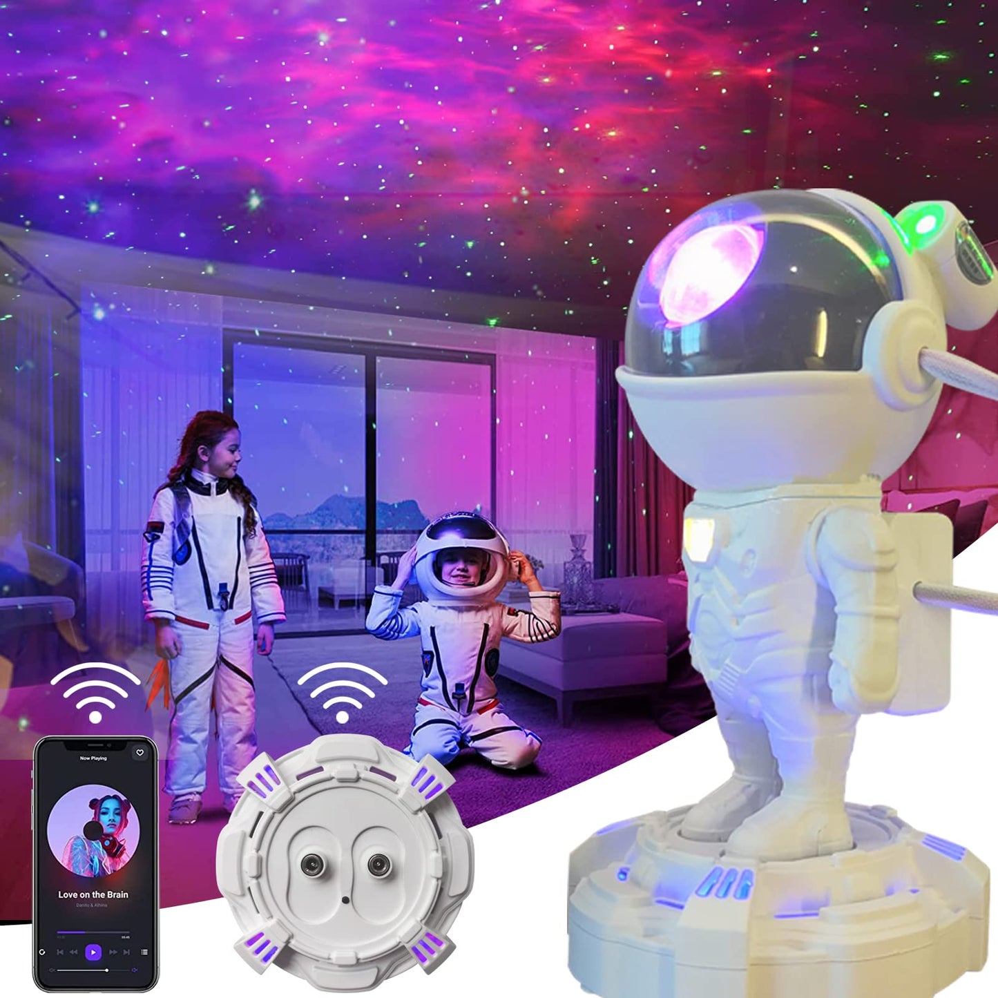 PROYECTOR ASTRONAUTA BLUETOOTH