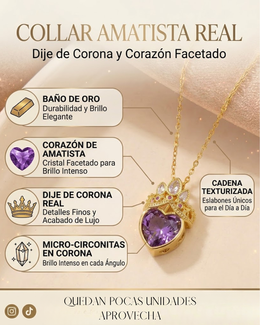 Collar "Corazón Real" en Acero Inoxidable