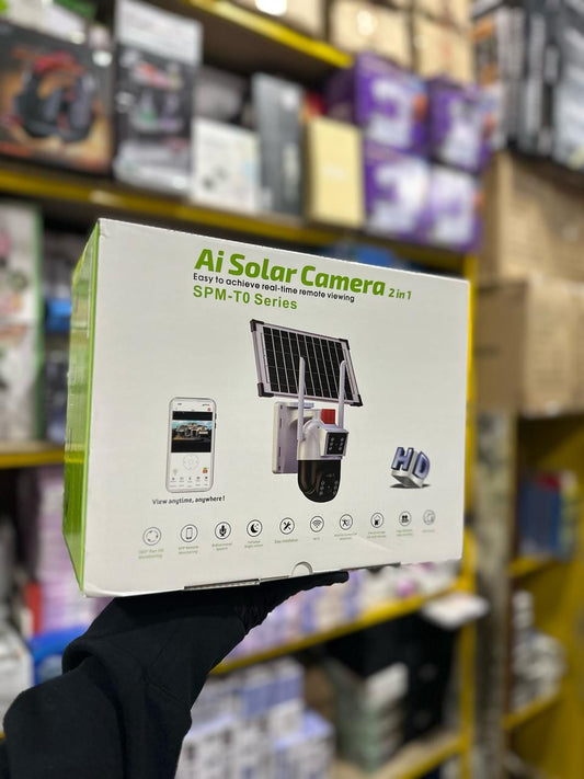 CAMARA DE SEGURIDAD CON PANEL SOLAR