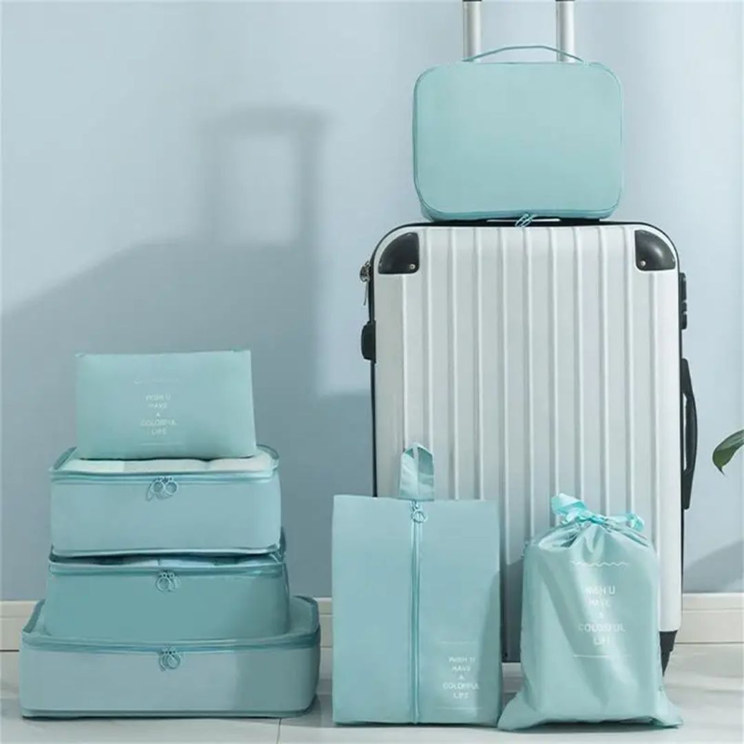 KIT DE BOLSAS VIAJERAS X 7 PIEZAS🧳