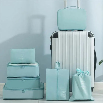 KIT DE BOLSAS VIAJERAS X 7 PIEZAS🧳