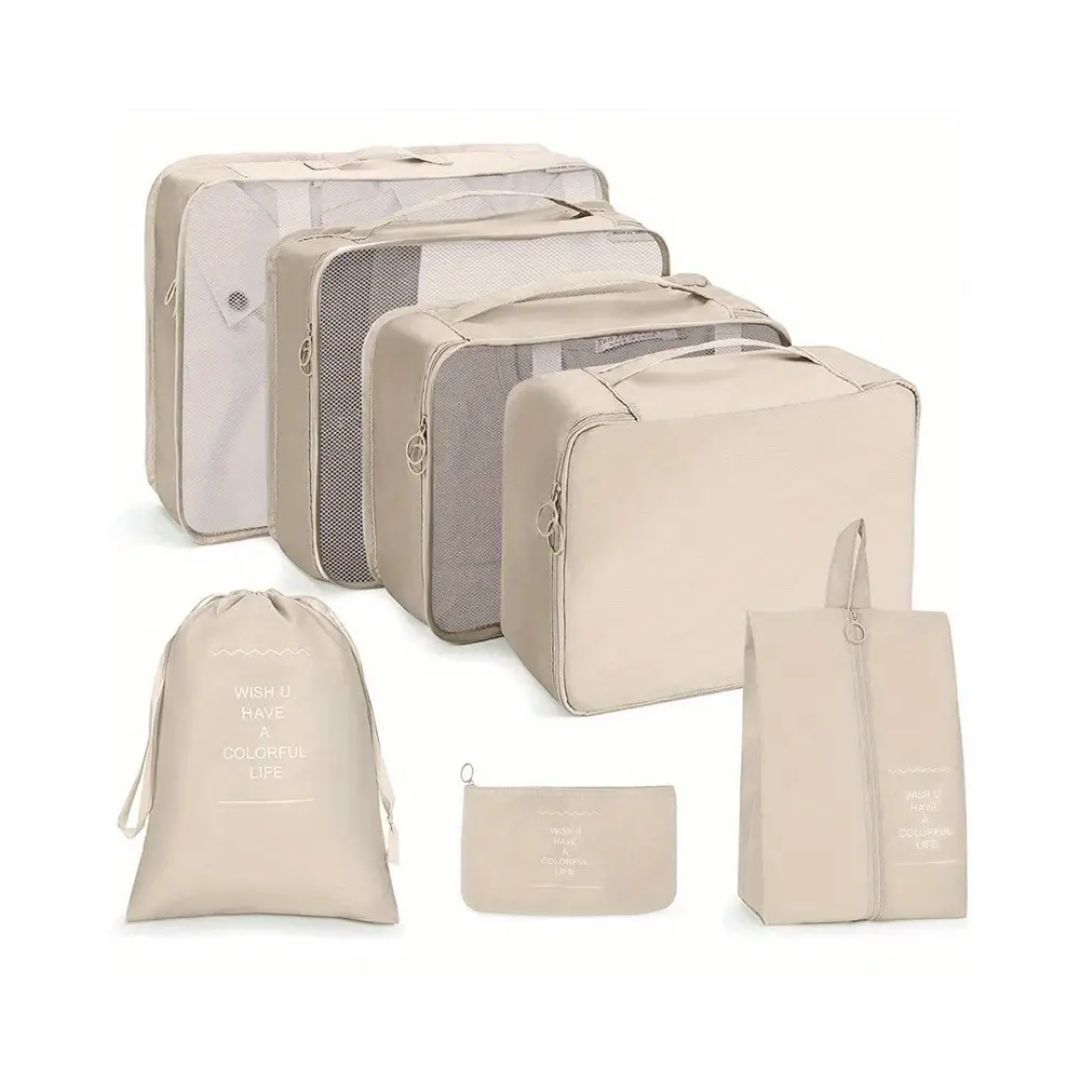 KIT DE BOLSAS VIAJERAS X 7 PIEZAS🧳