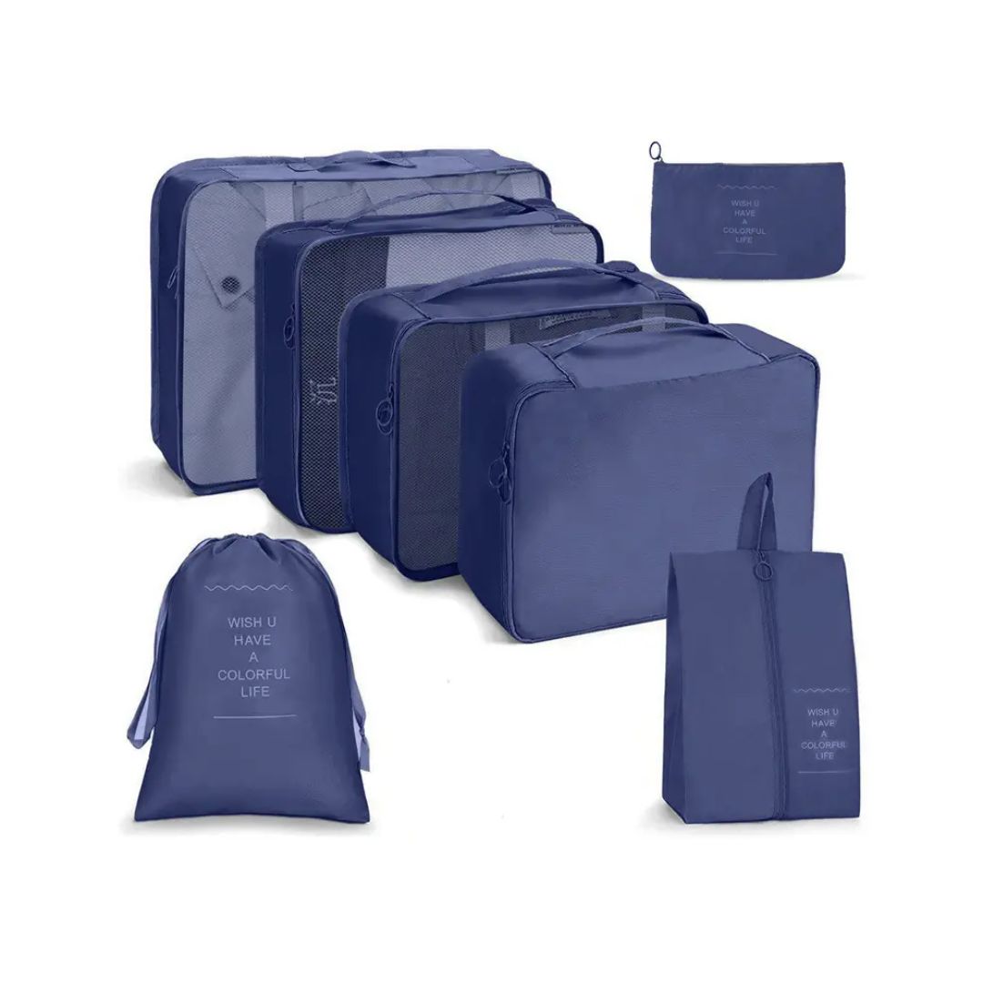 KIT DE BOLSAS VIAJERAS X 7 PIEZAS🧳