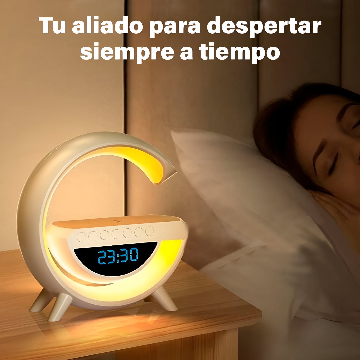 PARLANTE G CARGA INALAMBRICA RELOJ⏰