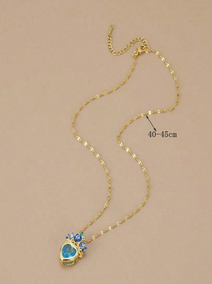 Collar "Corazón Princesa" en Acero Inoxidable