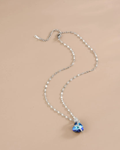 Collar "Corazón del Océano" en Acero inoxidable