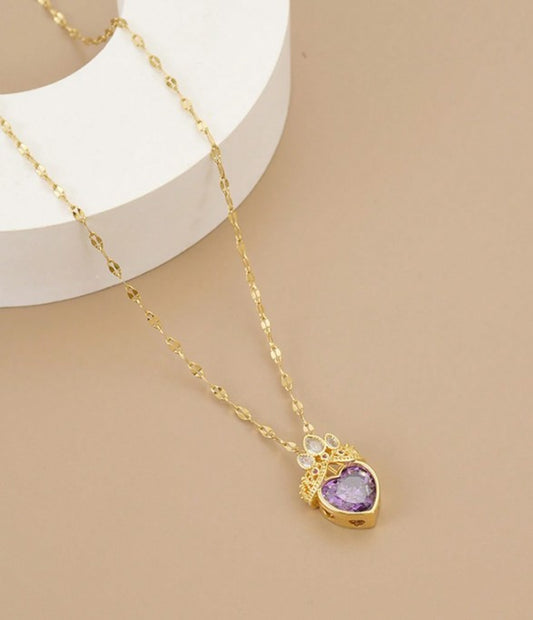 Collar "Corazón Real" en Acero Inoxidable